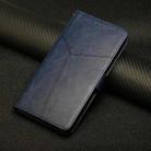 For Motorola Moto G 5G 2025 HT01 Y-shaped Pattern Flip Leather Phone Case(Blue) - 2
