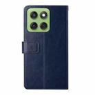 For Motorola Edge 60 Pro HT01 Y-shaped Pattern Flip Leather Phone Case(Blue) - 3