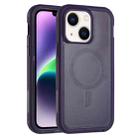 For iPhone 14 Plus Defender Series XT MagSafe Magnetic PC + TPU Shockproof Phone Case(Dark Purple) - 1