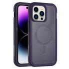 For iPhone 14 Pro Defender Series XT MagSafe Magnetic PC + TPU Shockproof Phone Case(Dark Purple) - 1