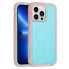 For iPhone 13 Pro Defender Series XT MagSafe Magnetic PC + TPU Shockproof Phone Case(Turquoise+Pink) - 1