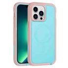 For iPhone 13 Pro Max Defender Series XT MagSafe Magnetic PC + TPU Shockproof Phone Case(Turquoise+Pink) - 1