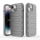 For iPhone 15 Multi-tuyere Powerful Heat Dissipation Phone Case(Grey) - 1