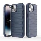 For iPhone 15 Multi-tuyere Powerful Heat Dissipation Phone Case(Blue) - 1