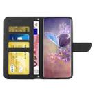 For Motorola Edge 5G 2024 HT03 Skin Feel Butterfly Embossed Flip Leather Phone Case(Black) - 3