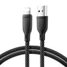 JOYROOM SA34-AL3 3A USB to 8 Pin Fast Charge Data Cable, Length: 1m(Black) - 1