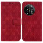 For OnePlus Nord CE 2 Lite 5G Double 8-shaped Embossed Leather Phone Case(Red) - 1
