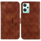 For OnePlus Nord CE 2 5G Double 8-shaped Embossed Leather Phone Case(Brown) - 1