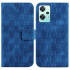 For OnePlus Nord CE 2 5G Double 8-shaped Embossed Leather Phone Case(Blue) - 1