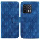 For OnePlus Nord N200 5G Double 8-shaped Embossed Leather Phone Case(Blue) - 1