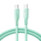 JOYROOM SA34-CC3 60W USB-C/Type-C to USB-C/Type-C Fast Charge Data Cable, Length: 1m(Green) - 1