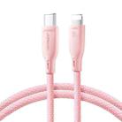 JOYROOM SA34-CL3 30W USB-C/Type-C to 8 Pin Fast Charge Data Cable, Length: 1m(Pink) - 1