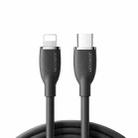 JOYRO0M SA29-CL3 30W USB-C/Type-C to 8 Pin Liquid Silicone Fast Charging Data Cable, Length: 2m(Black) - 1