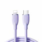 JOYRO0M SA29-CL3 30W USB-C/Type-C to 8 Pin Liquid Silicone Fast Charging Data Cable, Length: 2m(Purple) - 1