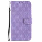 For Realme 10 Pro 5G Double 8-shaped Embossed Leather Phone Case(Purple) - 2