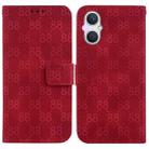 For OPPO A96 5G / Reno7 Z 5G Double 8-shaped Embossed Leather Phone Case(Red) - 1