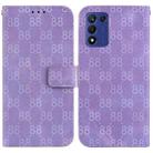 For OPPO K9s 5G / Realme 9 5G Speed Double 8-shaped Embossed Leather Phone Case(Purple) - 1