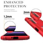 For Sony Xperia 1 II Carbon Fiber Protective Case with 360 Degree Rotating Ring Holder(Red) - 3