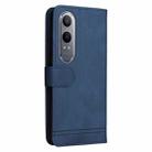 For OPPO K12x Skin Feel Life Tree Metal Button Leather Phone Case(Blue) - 3