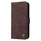 For OPPO A3 Pro 5G Global / India Skin Feel Life Tree Metal Button Leather Phone Case(Brown) - 2