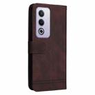 For OPPO A3 Pro 5G Global / India Skin Feel Life Tree Metal Button Leather Phone Case(Brown) - 3