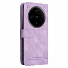 For OPPO Find X8 Pro Skin Feel Life Tree Metal Button Leather Phone Case(Purple) - 3