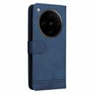 For OPPO Find X8 Pro Skin Feel Life Tree Metal Button Leather Phone Case(Blue) - 3