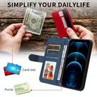 For OPPO Reno13 Global Skin Feel Life Tree Metal Button Leather Phone Case(Blue) - 3