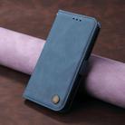 For OPPO Reno13 F 4G / 5G Skin Feel Life Tree Metal Button Leather Phone Case(Blue) - 2