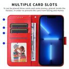 For OPPO A5 Pro China Embossed Sunflower Leather Phone Case(Red) - 3