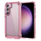 For Samsung Galaxy S23 5G Skin Feel TPU + PC Phone Case(Transparent Pink) - 1