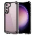 For Samsung Galaxy S22+ 5G Skin Feel TPU + PC Phone Case(Transparent Black) - 1