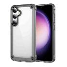 For Samsung Galaxy S24 5G Skin Feel TPU + PC Phone Case(Transparent Black) - 1