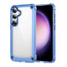 For Samsung Galaxy S24+ 5G Skin Feel TPU + PC Phone Case(Transparent Blue) - 1