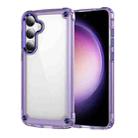 For Samsung Galaxy S24+ 5G Skin Feel TPU + PC Phone Case(Transparent Purple) - 1
