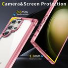 For Samsung Galaxy S25 Ultra 5G Skin Feel TPU + PC Phone Case(Transparent Pink) - 3