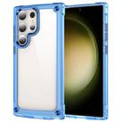 For Samsung Galaxy S25 Ultra 5G Skin Feel TPU + PC Phone Case(Transparent Blue) - 1
