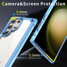 For Samsung Galaxy S25 Ultra 5G Skin Feel TPU + PC Phone Case(Transparent Blue) - 3