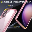 For Samsung Galaxy S25+ 5G Skin Feel TPU + PC Phone Case(Transparent Pink) - 3