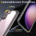 For Samsung Galaxy S25+ 5G Skin Feel TPU + PC Phone Case(Transparent Black) - 3