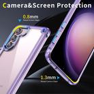 For Samsung Galaxy S25+ 5G Skin Feel TPU + PC Phone Case(Transparent Purple) - 3