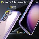 For Samsung Galaxy S25 5G Skin Feel TPU + PC Phone Case(Transparent Purple) - 3