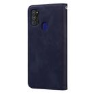 For Samsung Galaxy M21 Frosted Business Magnetic Horizontal Flip PU Leather Case with Holder & Card Slot & Lanyard(Black) - 3