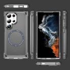 For Samsung Galaxy S25 Ultra 5G Skin Feel TPU + PC MagSafe Magnetic Phone Case(Transparent Black) - 2