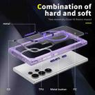 For Samsung Galaxy S25 Ultra 5G Skin Feel TPU + PC MagSafe Magnetic Phone Case(Transparent Purple) - 3