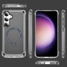 For Samsung Galaxy S25+ 5G Skin Feel TPU + PC MagSafe Magnetic Phone Case(Transparent Black) - 2