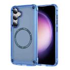 For Samsung Galaxy S25+ 5G Skin Feel TPU + PC MagSafe Magnetic Phone Case(Transparent Blue) - 1
