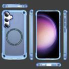 For Samsung Galaxy S25+ 5G Skin Feel TPU + PC MagSafe Magnetic Phone Case(Transparent Blue) - 2