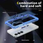 For Samsung Galaxy S25+ 5G Skin Feel TPU + PC MagSafe Magnetic Phone Case(Transparent Blue) - 3