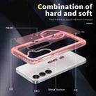 For Samsung Galaxy S25 5G Skin Feel TPU + PC MagSafe Magnetic Phone Case(Transparent Pink) - 3